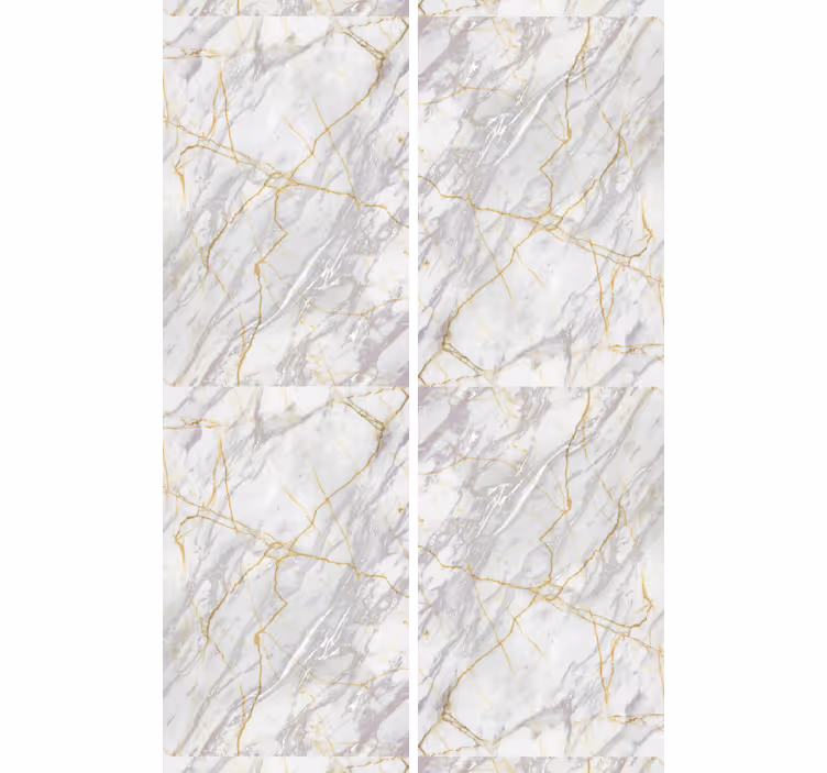 Grey and golden surface wallpaper marble - TenStickers