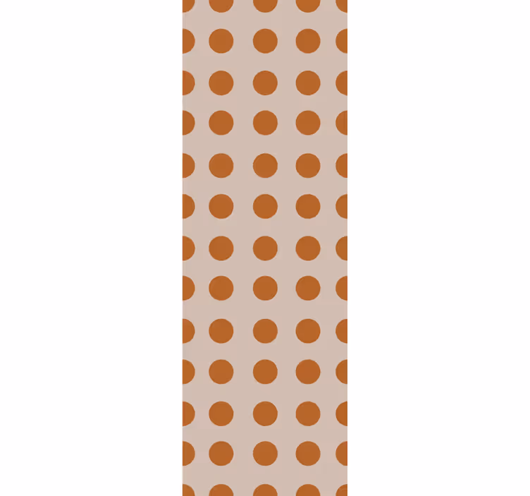 Warm shades wallpaper dots - TenStickers