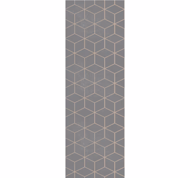 Cube Structure wallpaper geometric - TenStickers