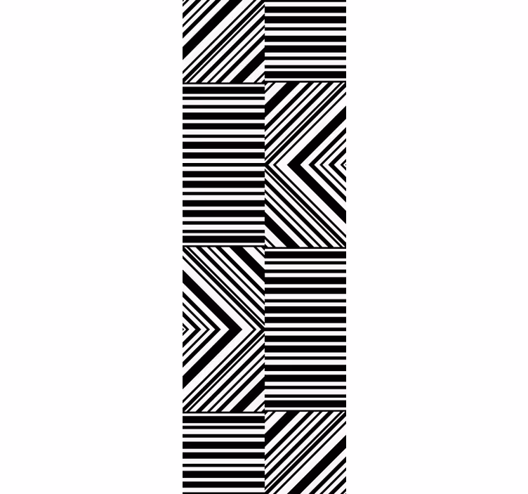Diagonal Stripes Play wallpaper geometric - TenStickers