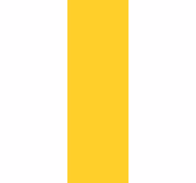Yellow color wallpaper for wall - TenStickers