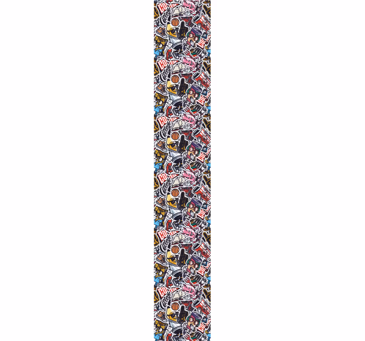 Urban sticker bomb Art wallpaper - TenStickers