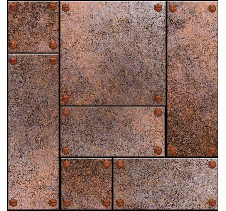 metal plates Teens wallpaper - TenStickers