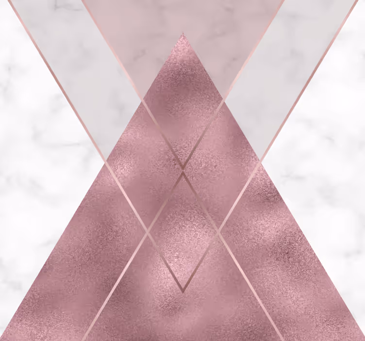 Triangular Patterns wallpaper geometric - TenStickers