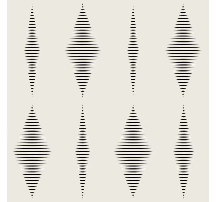 Rabaul Ikat geometric wallpaper - TenStickers