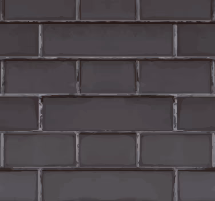 Textured Brick Facade brickwork wallpaper - TenStickers