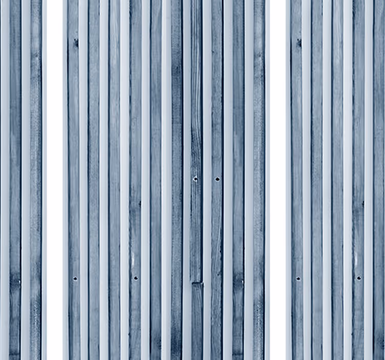 Vertical Wooden Planks wood feature wallpaper - TenStickers