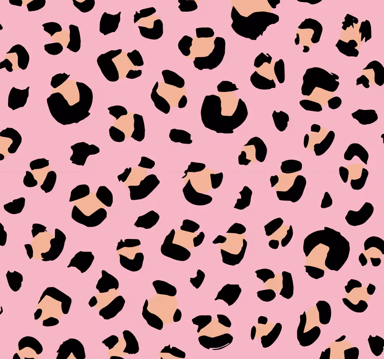 Leopard pattern Childrens Wallpaper - TenStickers