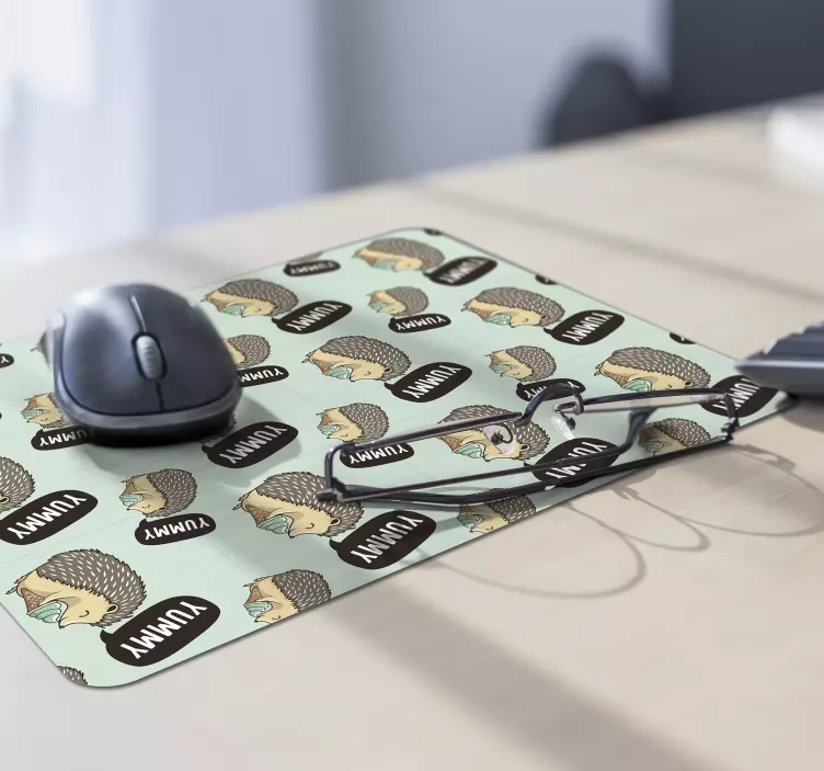 Original mouse pad cute hedgehog designs - TenStickers