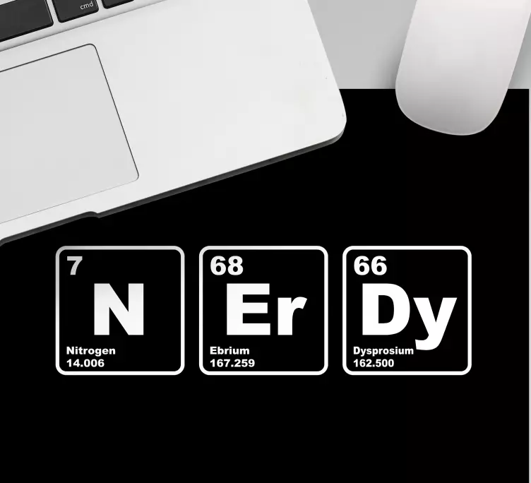 Chemical Element Symbols gaming mouse pad - TenStickers