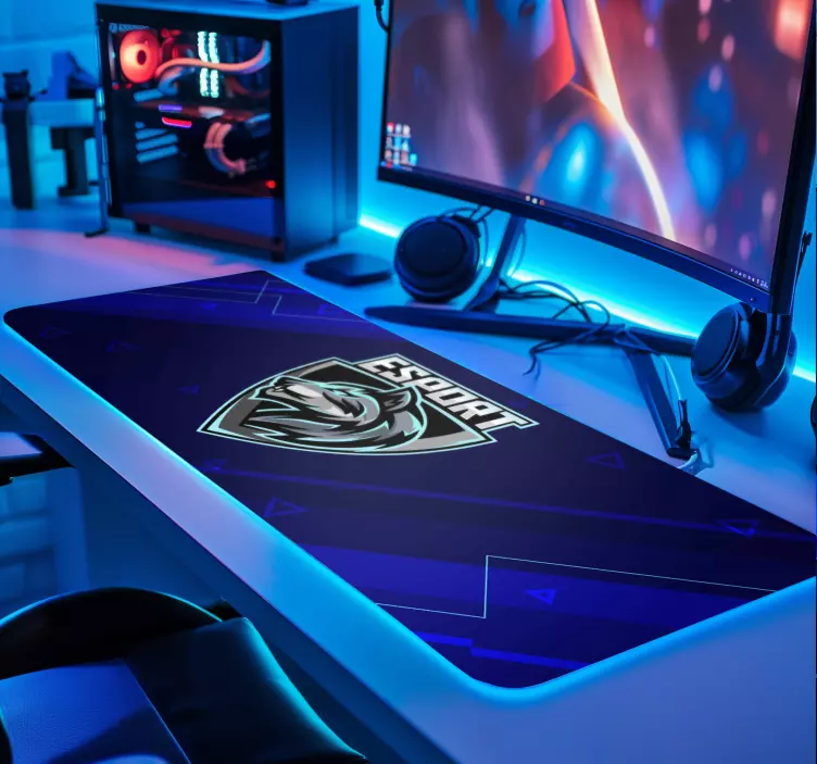Esports logo gaming mouse pad - TenStickers