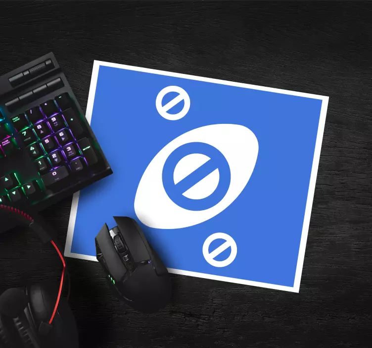 Stylized Eye Emblem mouse pad - TenStickers