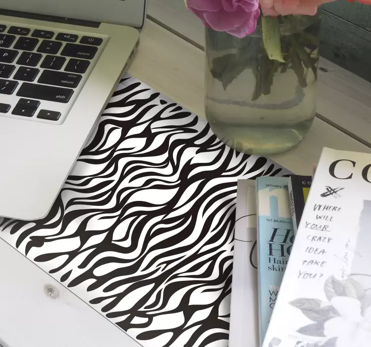 Awesome Swirl Zebra mouse pad - TenStickers