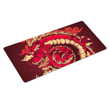 Fire Dragon anime vinyl XXL mouse pad - TenStickers