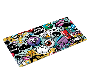Graffiti gaming vinyl XXL mouse pad - TenStickers