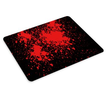 Blood gaming vinyl XXL mouse pad - TenStickers