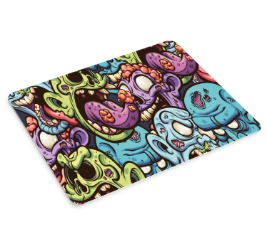 Zombies gaming vinyl mouse pad - TenStickers