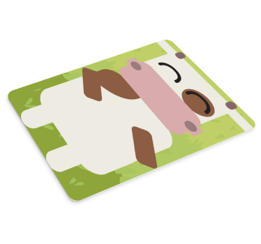 Gaming mouse pad cute animal design - TenStickers