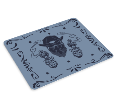 Gaming mouse pad cowboy gunslinger design - TenStickers