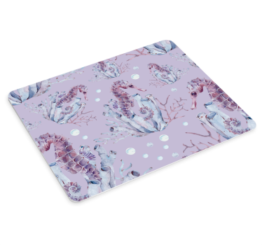 Gaming mouse pad seahorse aquatic design - TenStickers