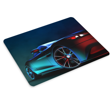 Gaming mouse pad stylish car side view - TenStickers