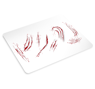 Creature claw marks gaming vinyl mouse pad - TenStickers