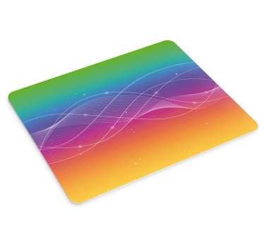 Rainbow Colours gaming vinyl mouse pad - TenStickers