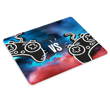 Controllers abstract drawing gaming vinyl mouse pad - TenStickers