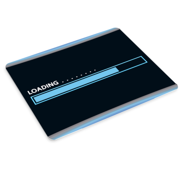 Gaming mouse pad loading progress indicator - TenStickers