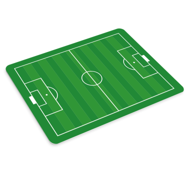 Gaming mouse pad football field design - TenStickers