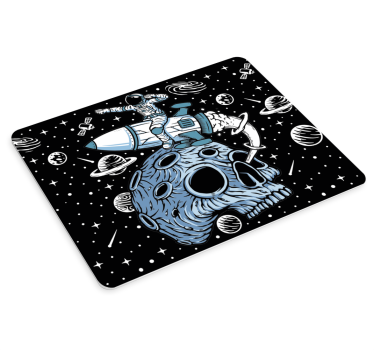 Gaming mouse pad astronaut on rocket - TenStickers