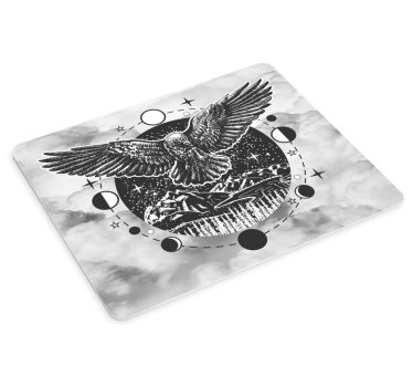Gaming mouse pad majestic bird flight - TenStickers