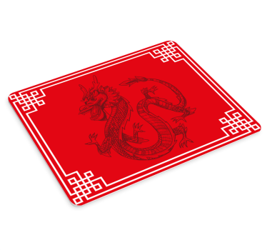 Gaming mouse pad with artistic dragon design - TenStickers