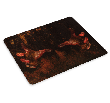 Gaming mouse pad grimy handprints design - TenStickers
