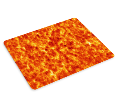 Gaming mouse pad fiery lava design - TenStickers