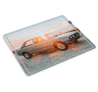 Gaming mouse pad classic car by the seaside - TenStickers