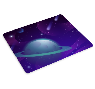 Gaming mouse pad galaxy planet exploration - TenStickers
