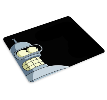 Gaming mouse pad robot character portrait - TenStickers