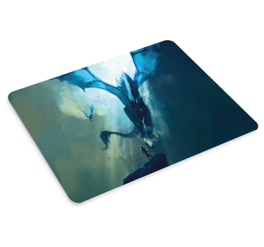 Gaming mouse pad majestic dragon scene - TenStickers