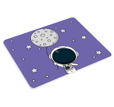 Gaming mouse pad astronaut with balloon - TenStickers