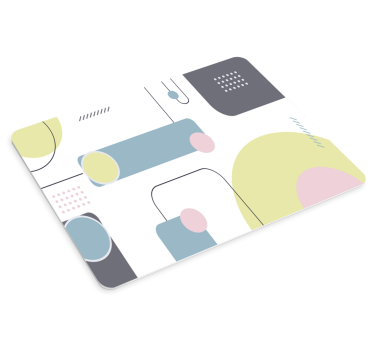 Gaming mouse pad with modern geometric designs - TenStickers