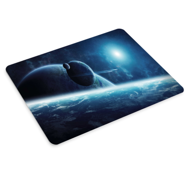 Gaming mouse pad celestial orbital landscape - TenStickers
