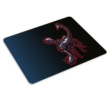 Gaming mouse pad with bold scorpion image - TenStickers