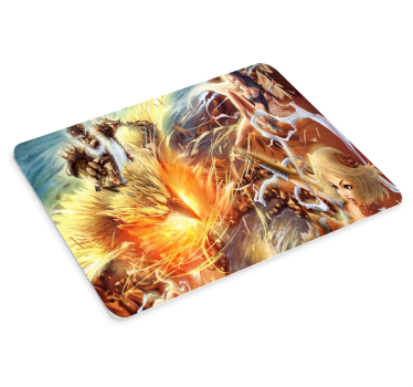 Gaming mouse pad epic fantasy battle - TenStickers