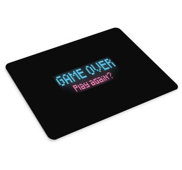 Retro game message gaming mouse pad - TenStickers