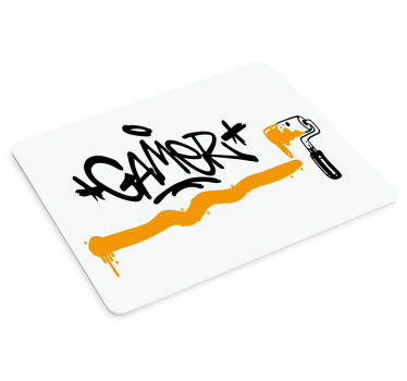Graffiti gamer statement gaming mouse pad - TenStickers