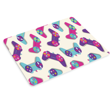 Vibrant game controllers gaming mouse pad - TenStickers