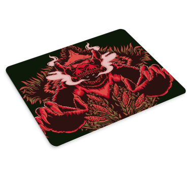 Gaming mouse pad fearsome beast design - TenStickers
