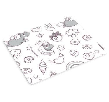 Gaming mouse pad with adorable unicorn designs - TenStickers