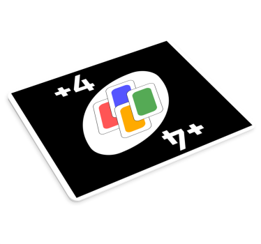 Gaming mouse pad colorful card set - TenStickers